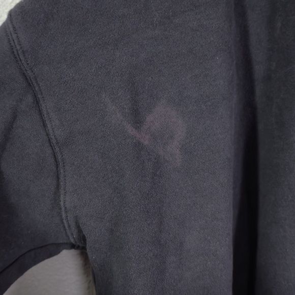 American Eagle Women's Nirvana Sweatshirt Gray Medium Distressed Vintage Style - Picture 7 of 8